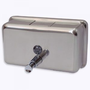 Dispensador de Jabón Acero Inoxidable 1000 Ml Horizontal